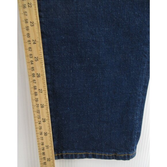 J Mclaughlin Jeans 34 Straight Denim Stretch Pants Button Fly 34X32 * - Picture 5 of 11